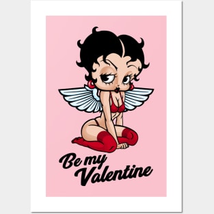 Betty Boop - Be my Valentine Cupid 2.0 Posters and Art